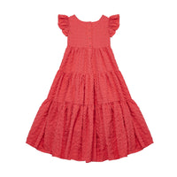 Cera Una Volta Coral Tulip Dress