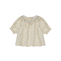 Cera Una Volta Cream Flower  Carol Blouse