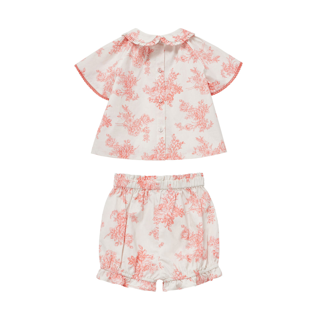 Cera Una Volta Pink Toile De Jouy Vienna Set