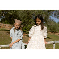 Cera Una Volta Cream Flower Madelaine Dress