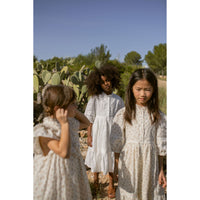 Cera Una Volta Cream Flower Madelaine Dress