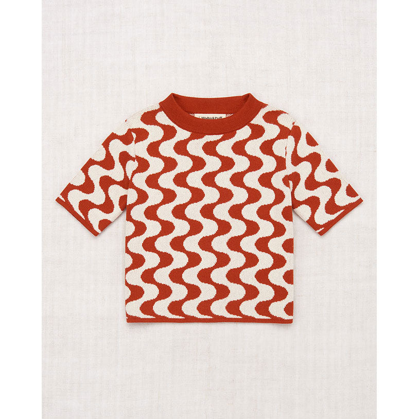 Misha and Puff Sienna Marble Jacquard Cale Shirt