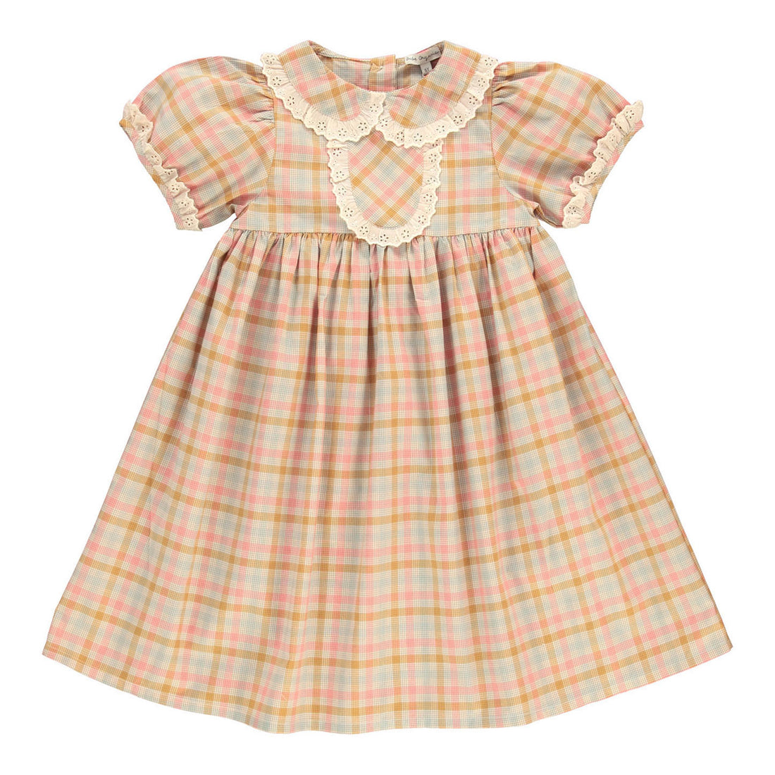 Bebe Organic Sweet Checks Camille Dress