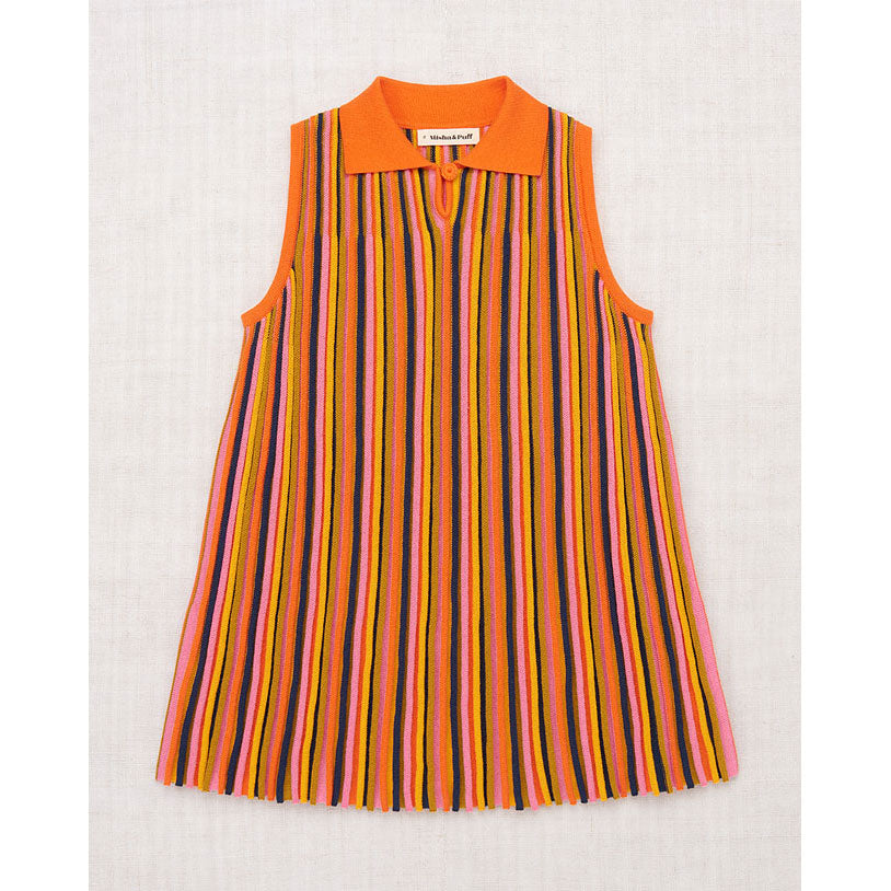 Misha and Puff Poppy Candy Stripe Accordion Dress