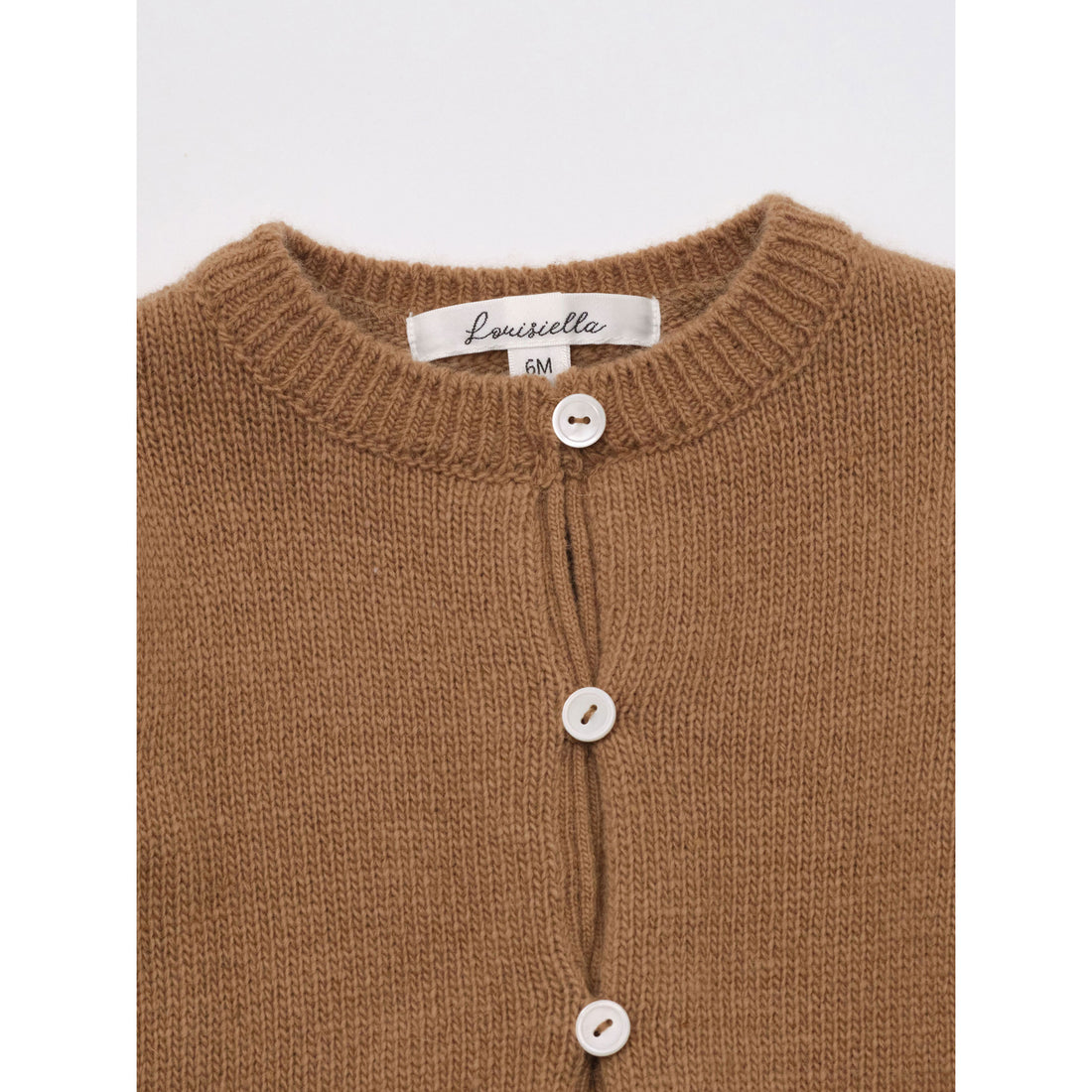 Louisiella Caramel Laliel Knit Baby Cardigan