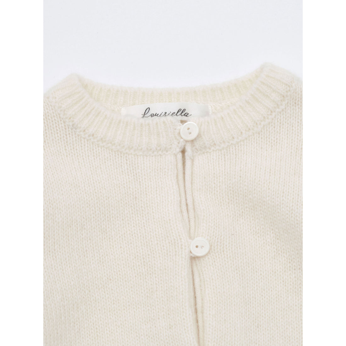 Louisiella Ivory Laliel Knit Baby Cardigan