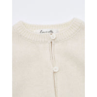 Louisiella Ivory Laliel Knit Baby Cardigan