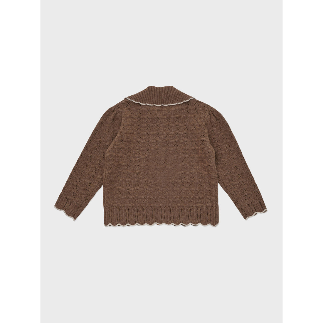 Louisiella Brown Bretta Knit Cardigan