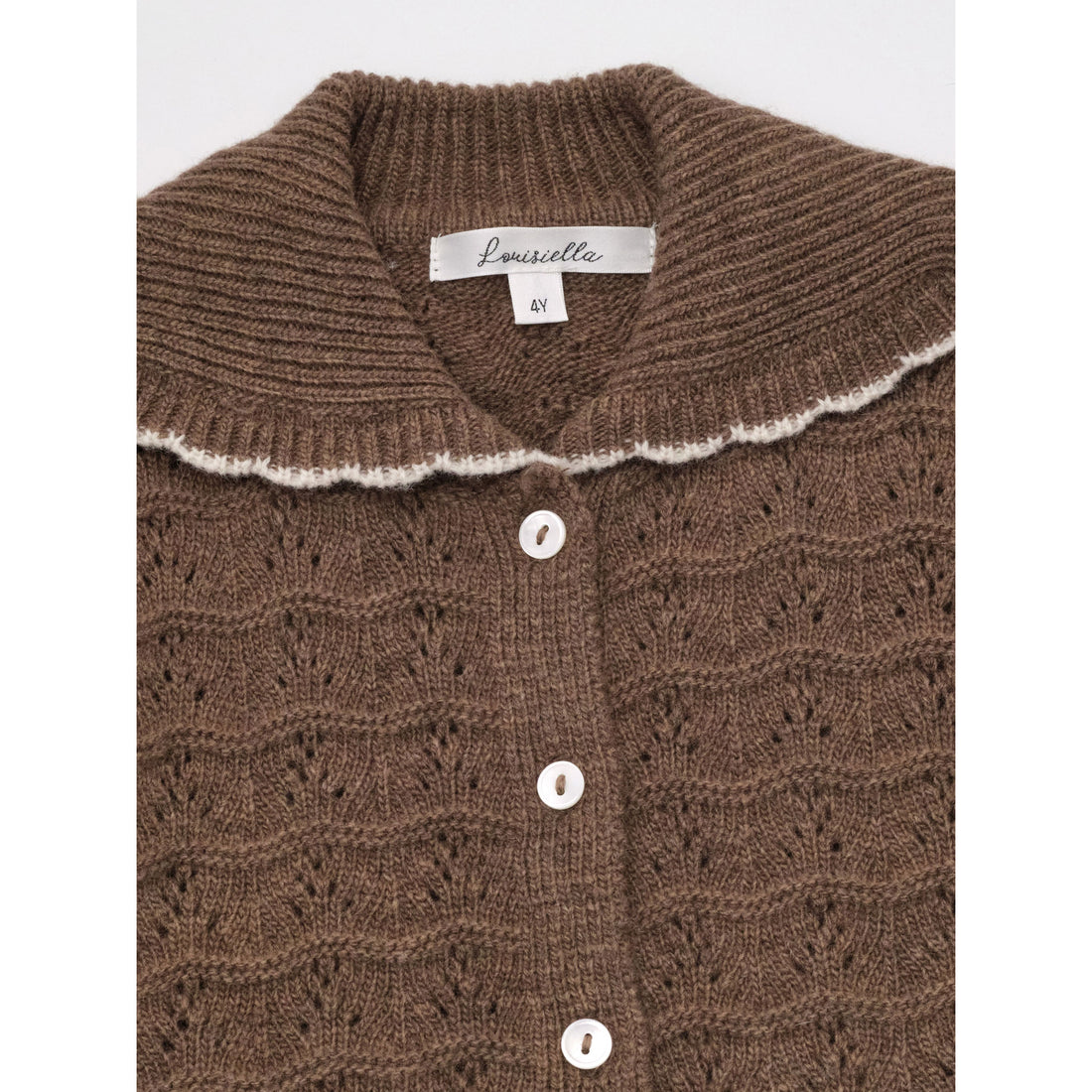 Louisiella Brown Bretta Knit Cardigan