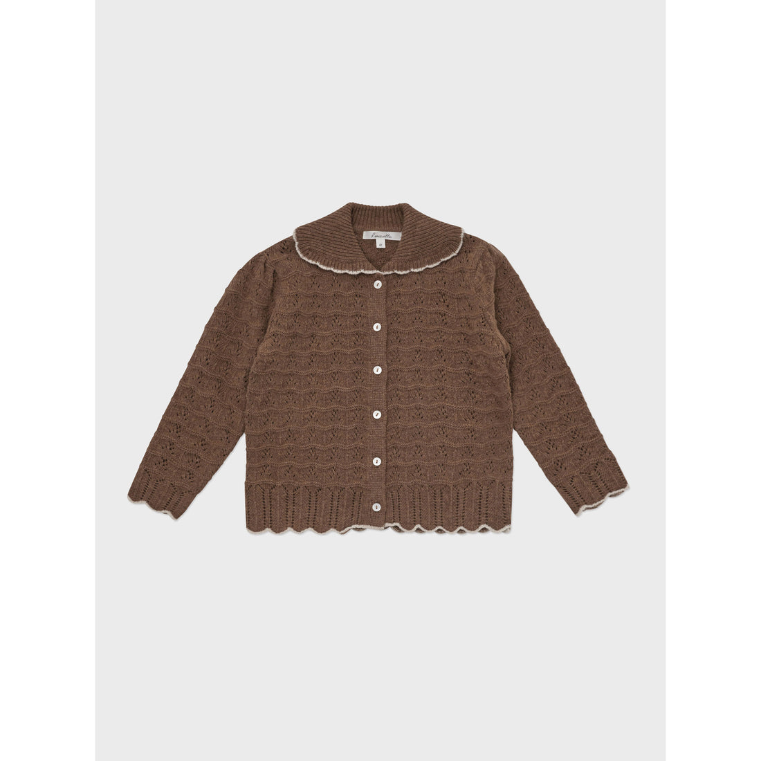 Louisiella Brown Bretta Knit Cardigan