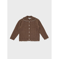 Louisiella Brown Bretta Knit Cardigan