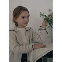 Louisiella Light Beige Bretta Knit Cardigan