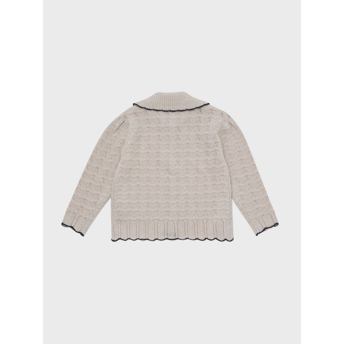 Louisiella Light Beige Bretta Knit Cardigan