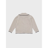 Louisiella Light Beige Bretta Knit Cardigan