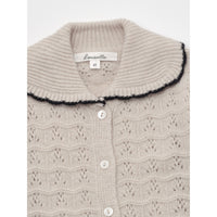 Louisiella Light Beige Bretta Knit Cardigan