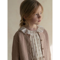 Louisiella Pink Estelle Knit Cardigan