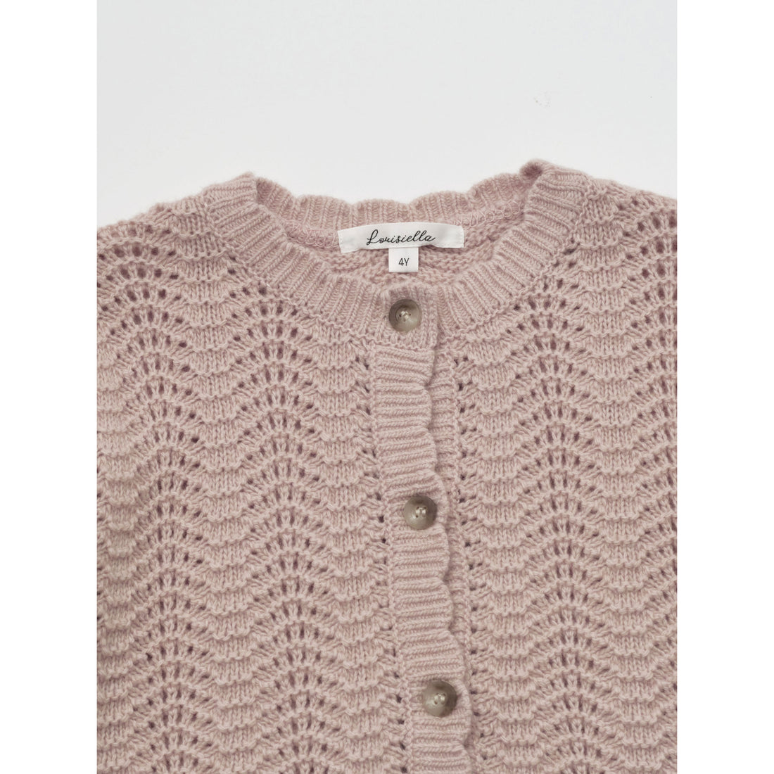 Louisiella Pink Estelle Knit Cardigan