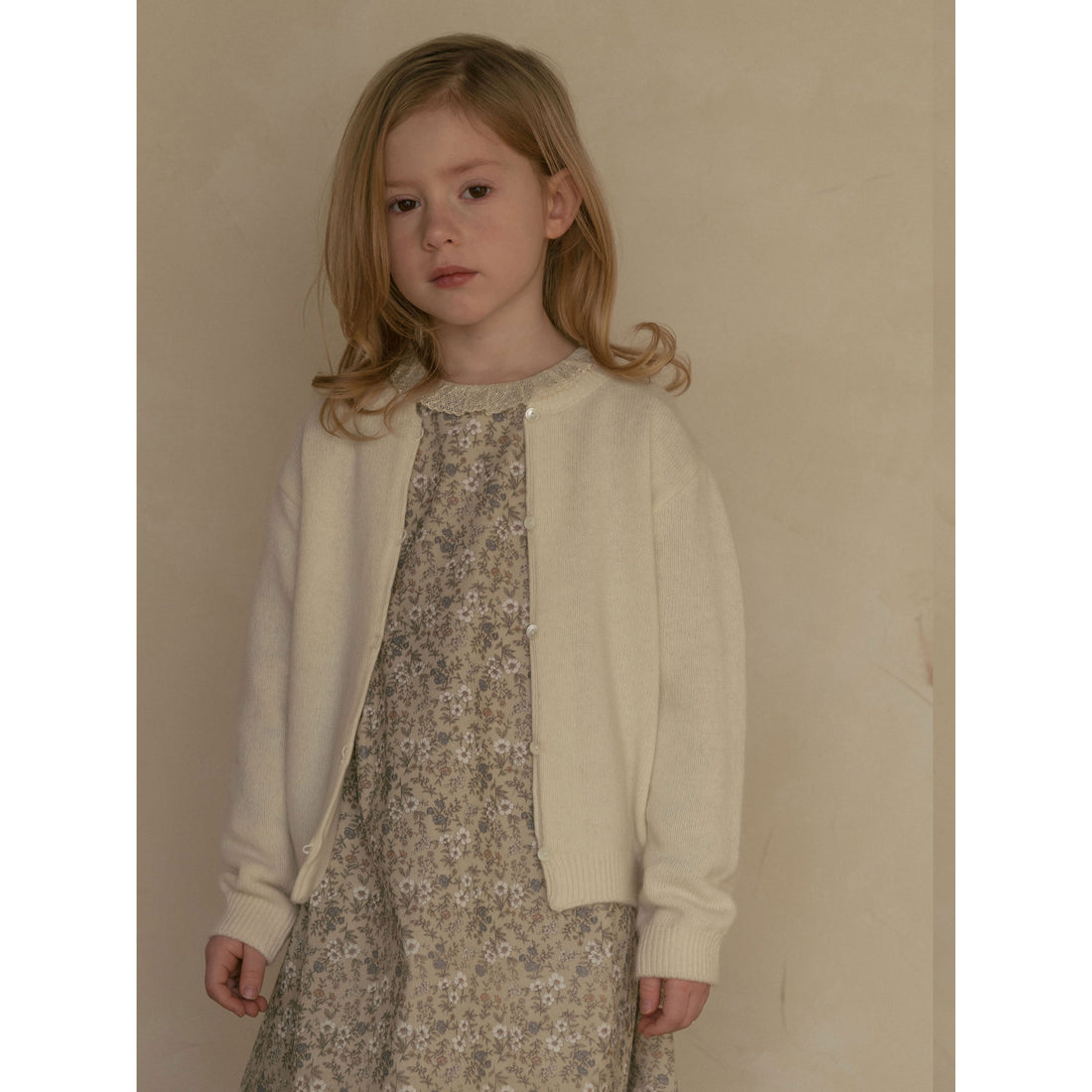 Louisiella Ivory Laliel Knit Cardigan