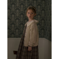 Louisiella Light Beige Melodien Knit Cardigan