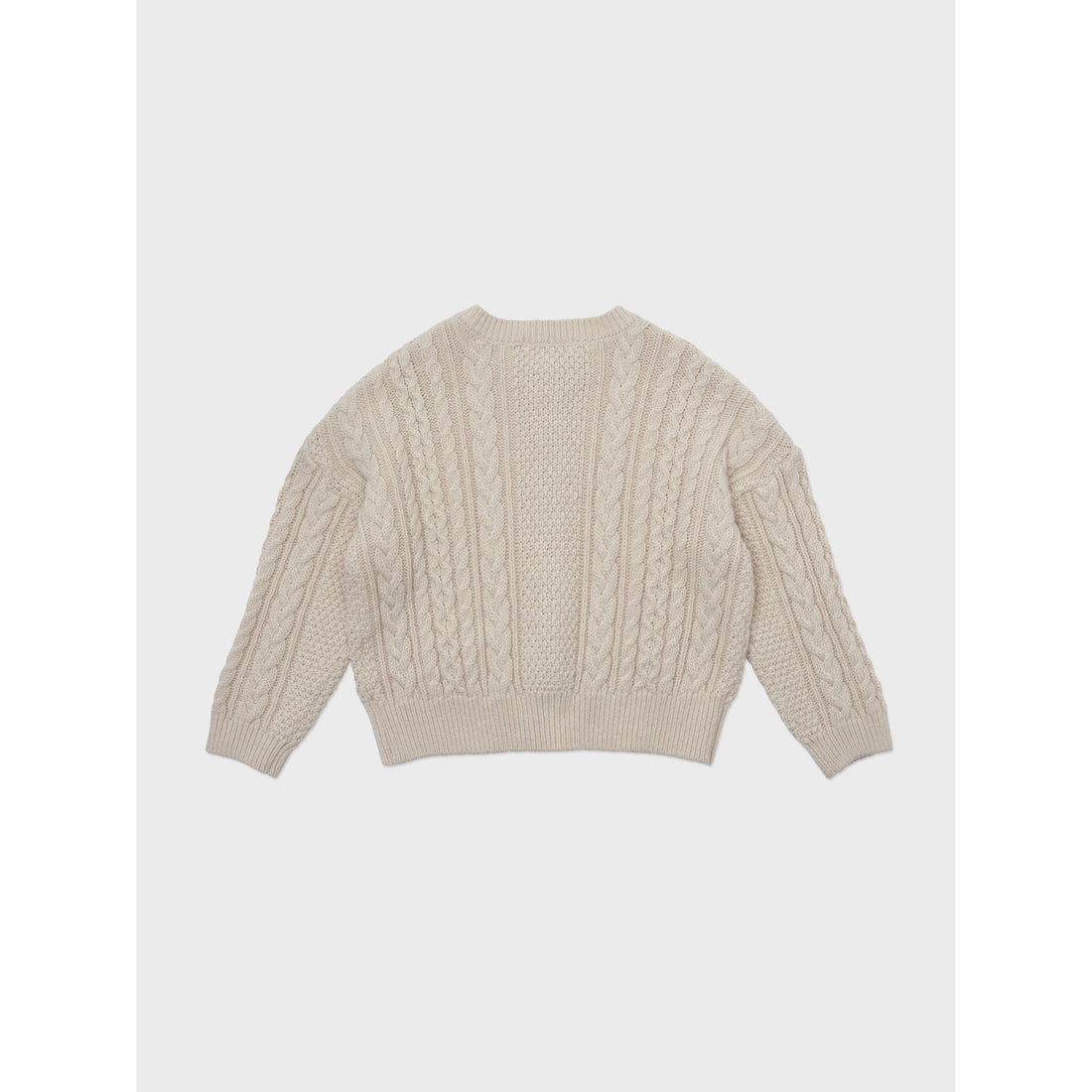Louisiella Light Beige Melodien Knit Cardigan