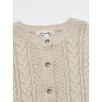 Louisiella Light Beige Melodien Knit Cardigan