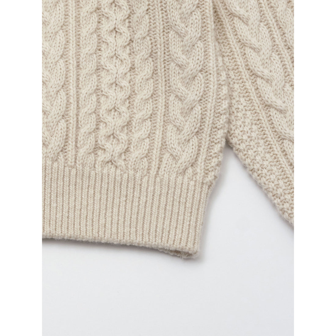 Louisiella Light Beige Melodien Knit Cardigan