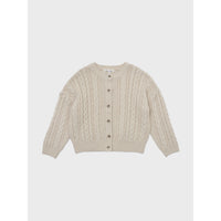 Louisiella Light Beige Melodien Knit Cardigan