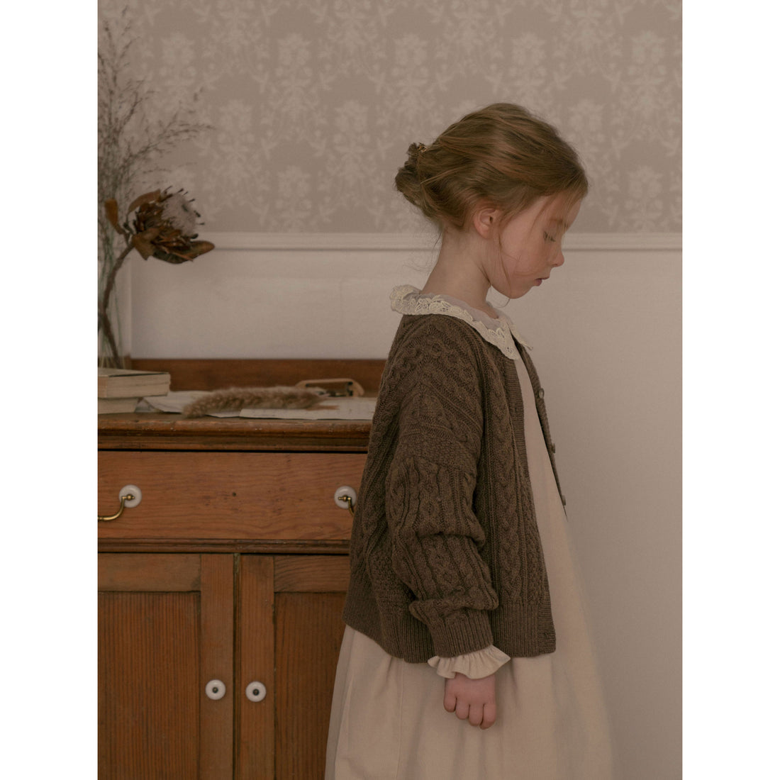 Louisiella Cocoa Melodien Knit Cardigan