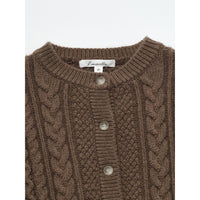Louisiella Cocoa Melodien Knit Cardigan