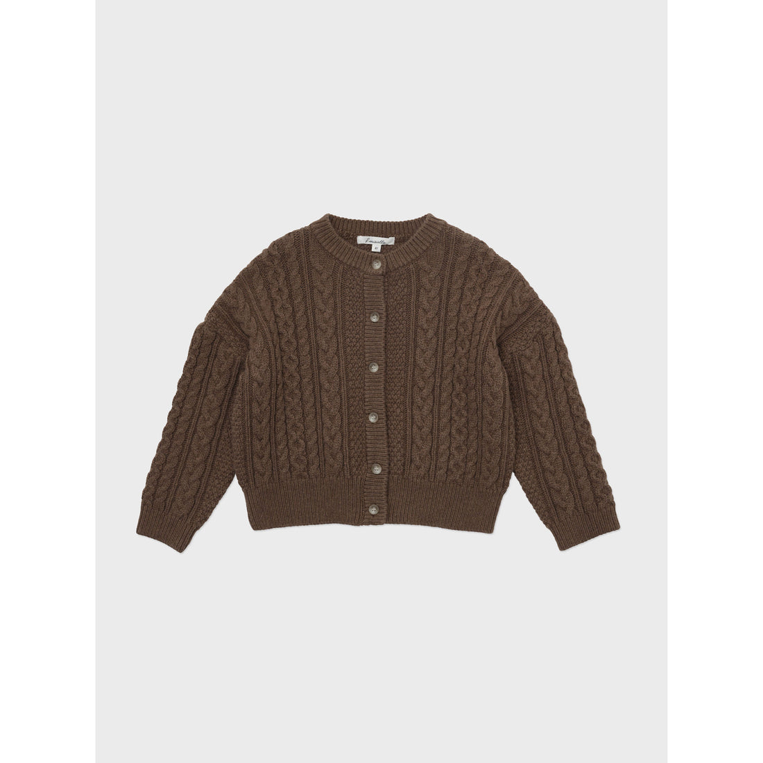 Louisiella Cocoa Melodien Knit Cardigan