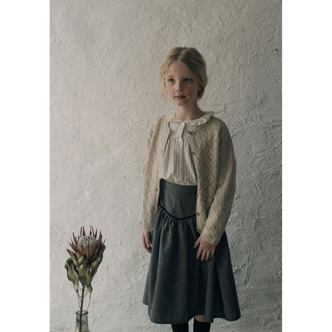 Louisiella Beige Perry Knit Cardigan