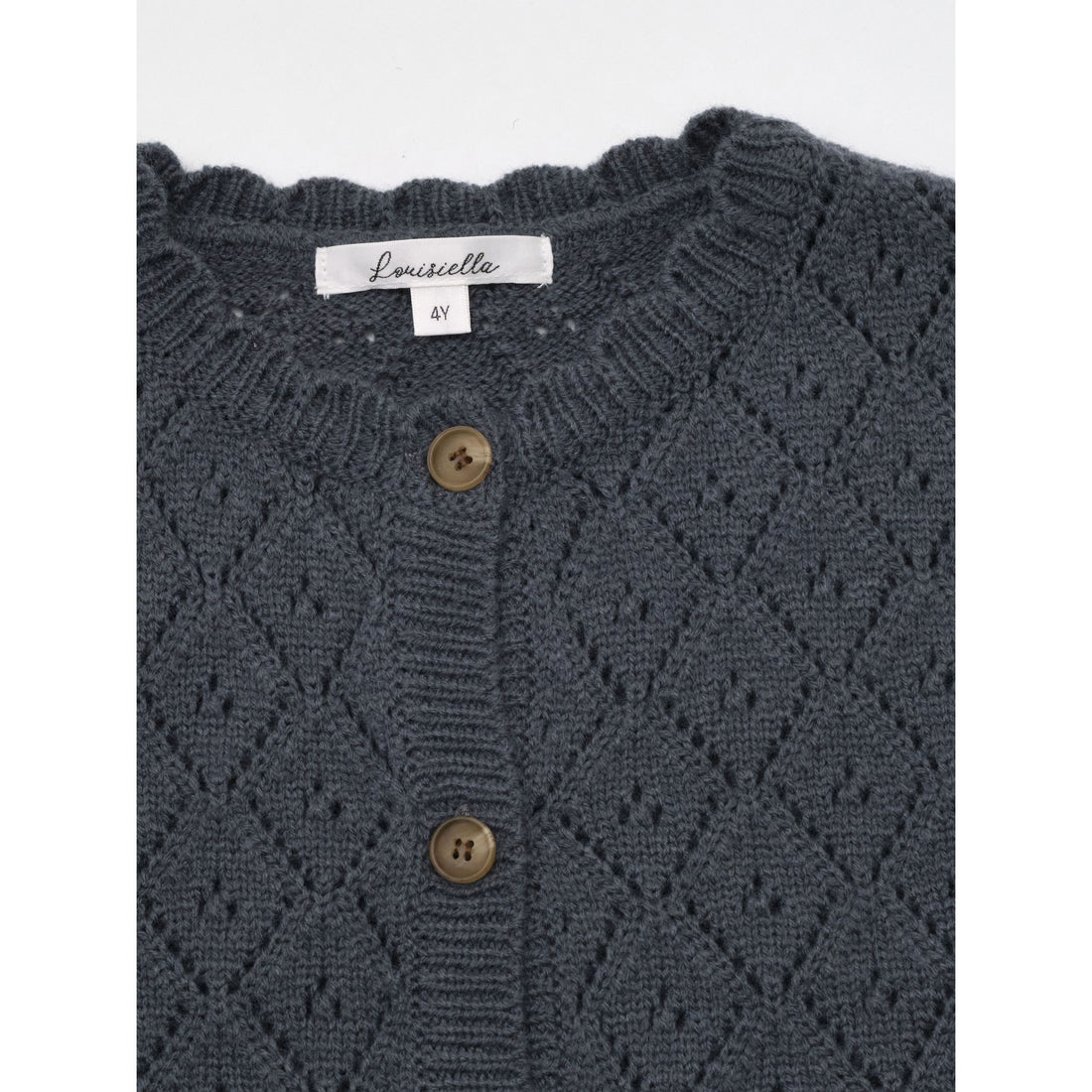 Louisiella Navy Perry Knit Cardigan