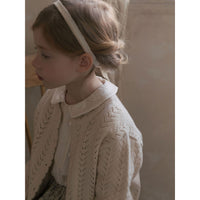 Louisiella Cream Beige Rustina Knit Cardigan