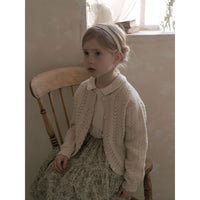 Louisiella Cream Beige Rustina Knit Cardigan
