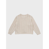 Louisiella Cream Beige Rustina Knit Cardigan