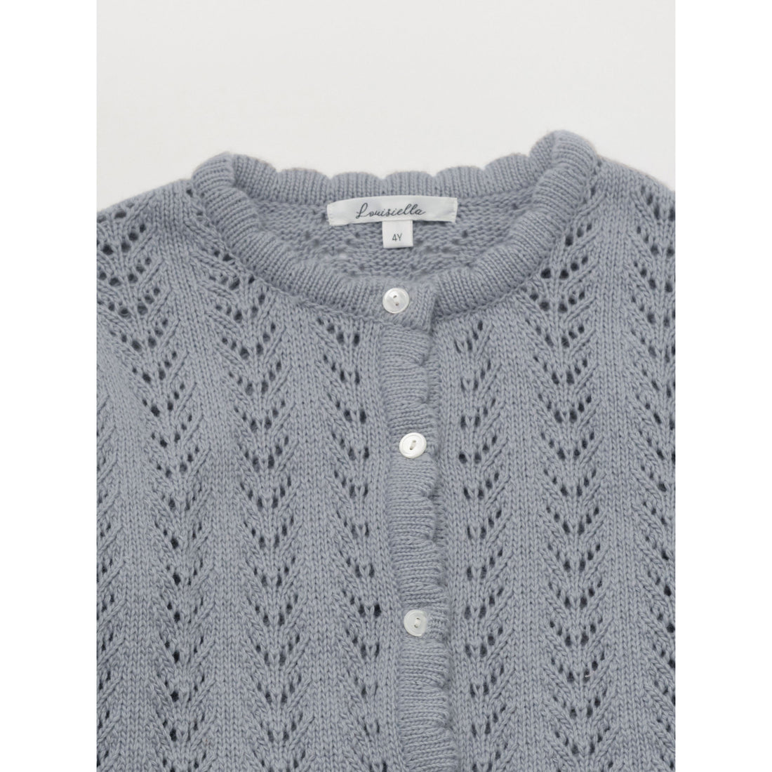Louisiella Vintage Blue Rustina Knit Cardigan