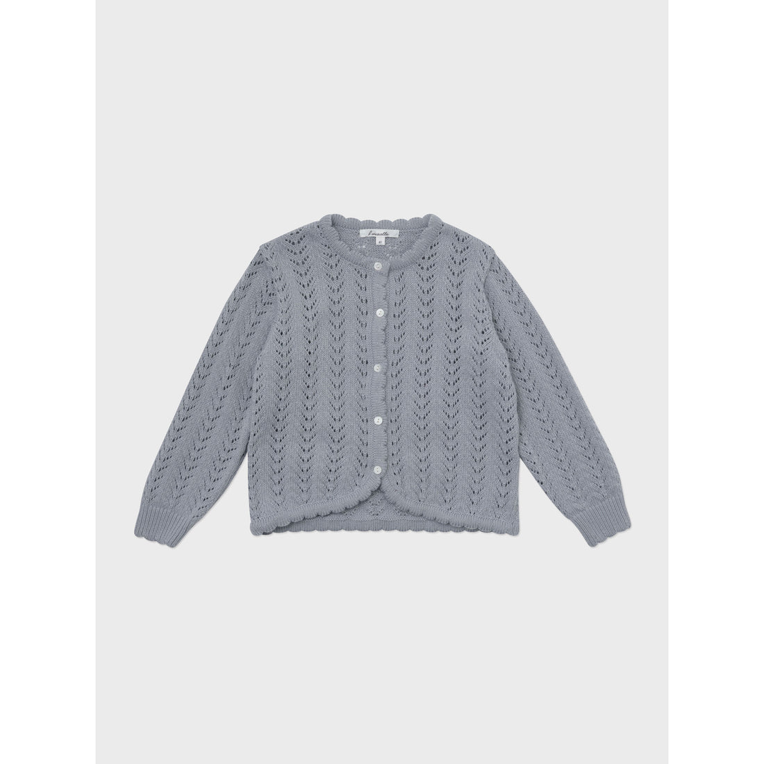 Louisiella Vintage Blue Rustina Knit Cardigan