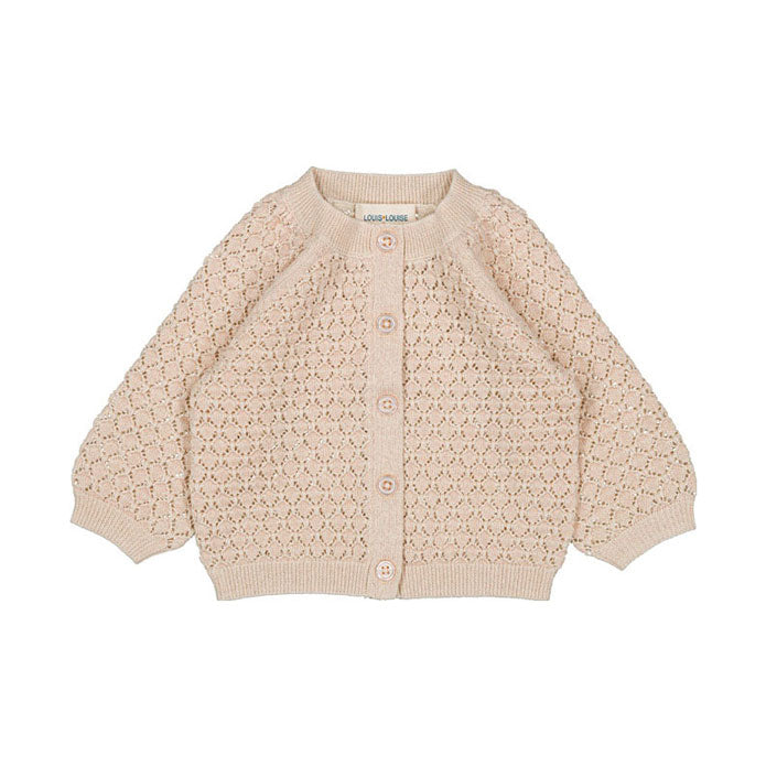 Louis Louise Cream Sucrine Baby Cardigan