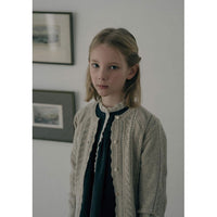 Louisiella Beige Abbie Knit Cardigan