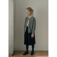 Louisiella Gray Abbie Knit Cardigan