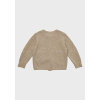 Louisiella Beige Abbie Knit Cardigan