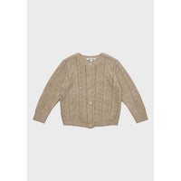 Louisiella Beige Baby Abbie Knit Cardigan