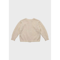 Louisiella Ivory Baby Abbie Knit Cardigan