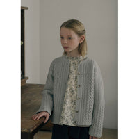 Louisiella Pale Blue Benjamin Knit Cardigan