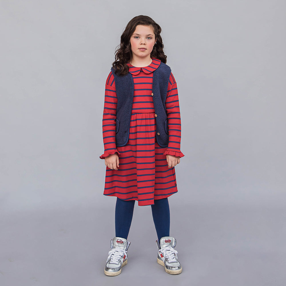 Carlijnq Stripes Collar Dress