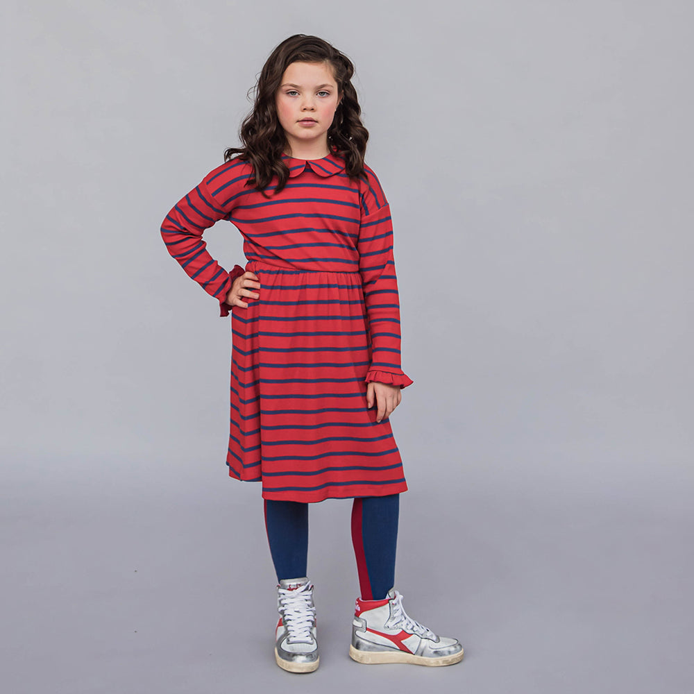 Carlijnq Stripes Collar Dress