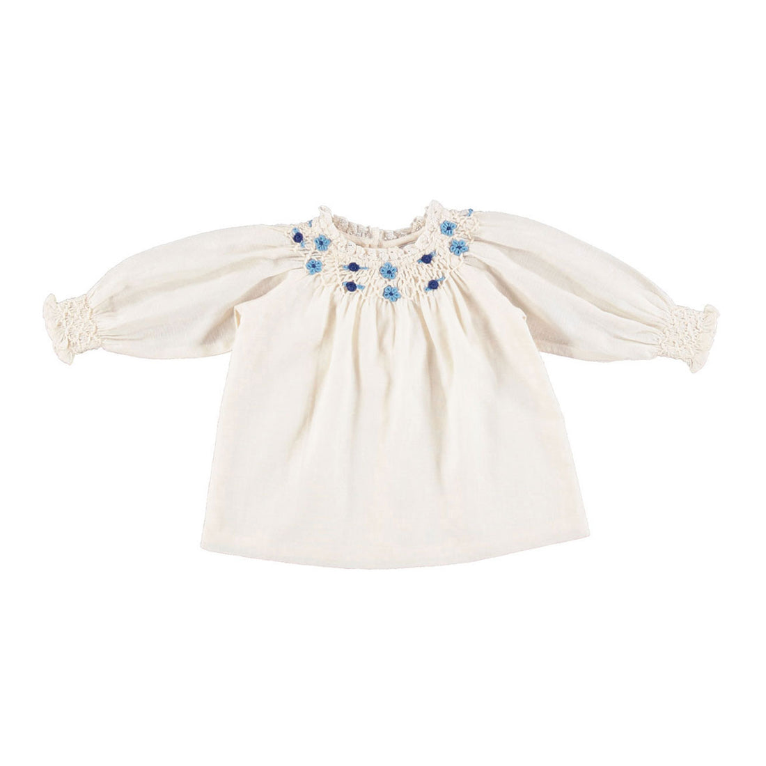 Bebe Organic Natural Dobby Celestia Baby Blouse