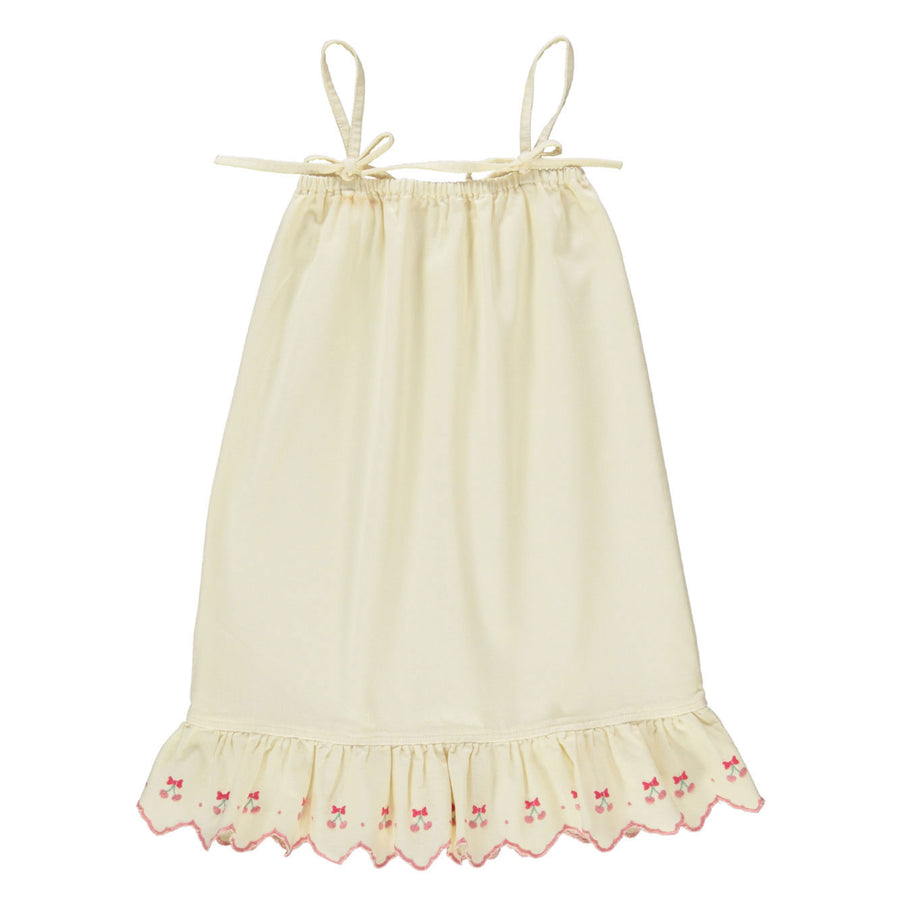 Bebe Organic Natural Cherry Denim Cerise Long Dress