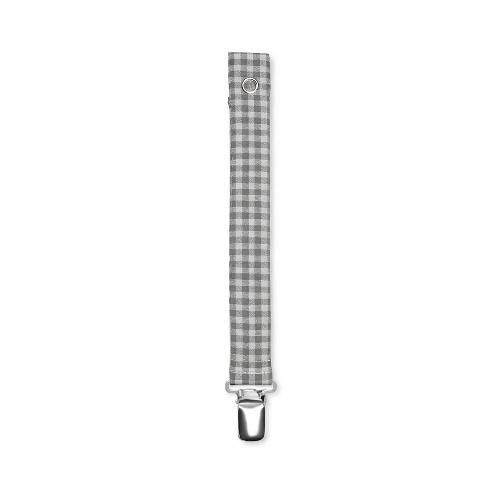 Lalaby Forest Check Pacifier Clip