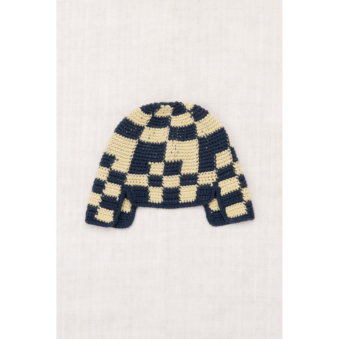 Misha and Puff Galaxy Checkered Crochet Rover Cap